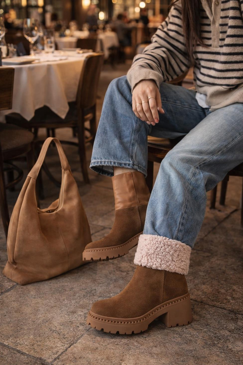 Castle Camel Hakiki Deri Bot