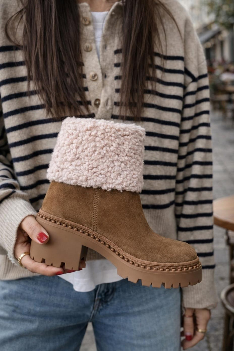 Castle Camel Hakiki Deri Bot