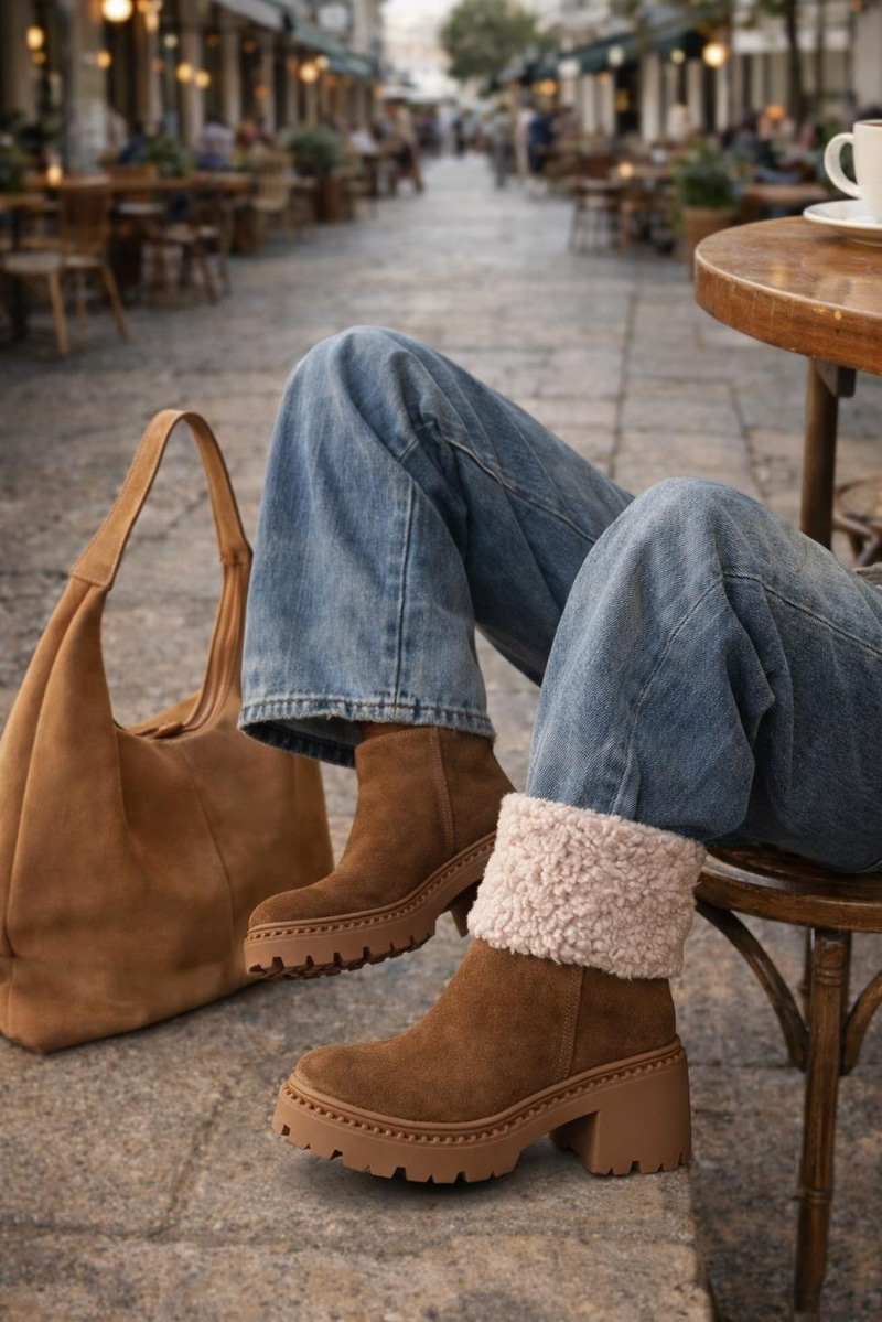 Castle Camel Hakiki Deri Bot