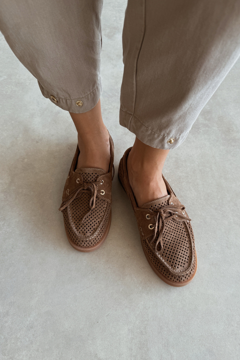 Life Toprak Hakiki Deri Loafer
