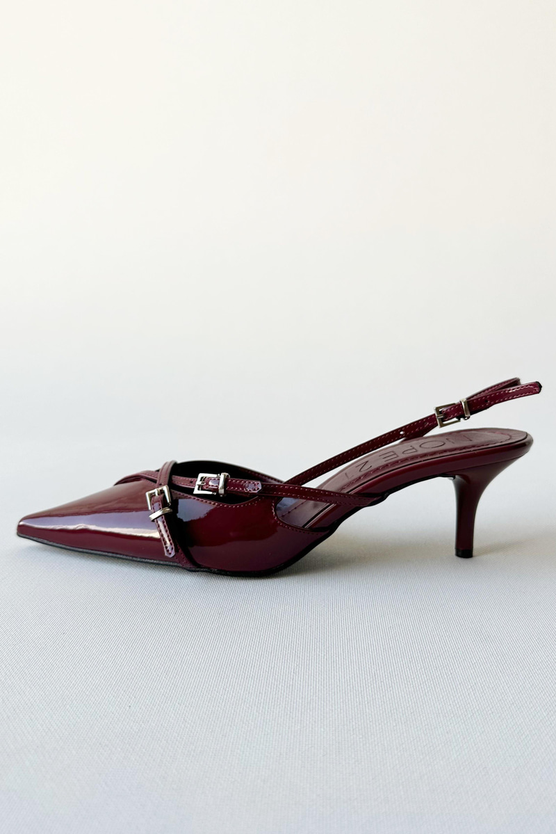 Miu Bordo Rugan Stiletto