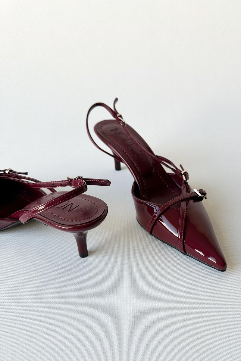 Miu Bordo Rugan Stiletto