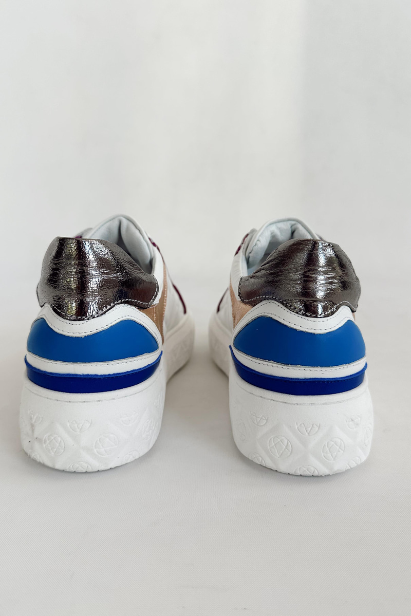 Palermo Multi Beyaz Hakiki Deri Sneaker