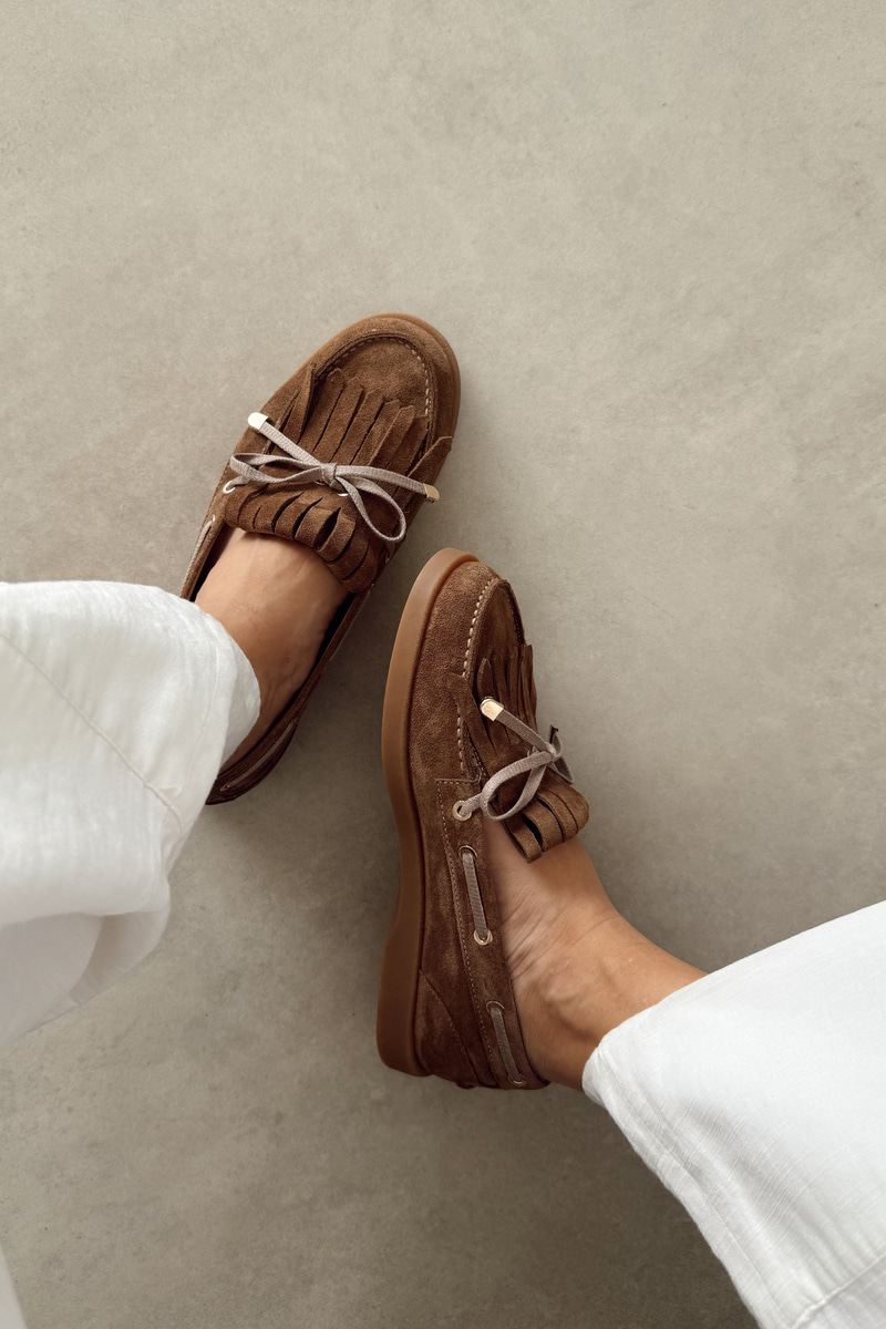 Softee Toprak Hakiki Deri Loafer