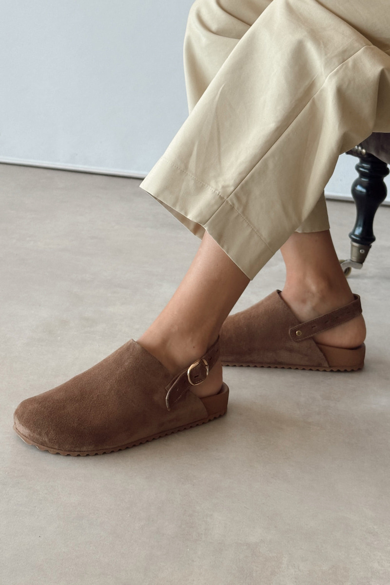 Tailor Toprak Hakiki Deri Sandalet