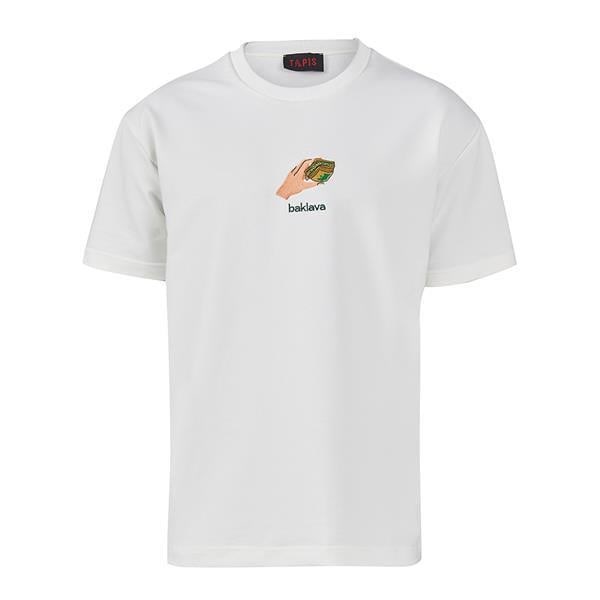 Karaköy Güllüoğlu X TAPIS Baklava T-Shirt Beyaz