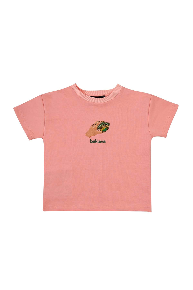 Karaköy Güllüoğlu X TAPIS Pembe Çocuk T-Shirt