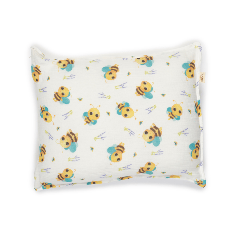 Müslin Bebek Yastık Kılıfı Bees