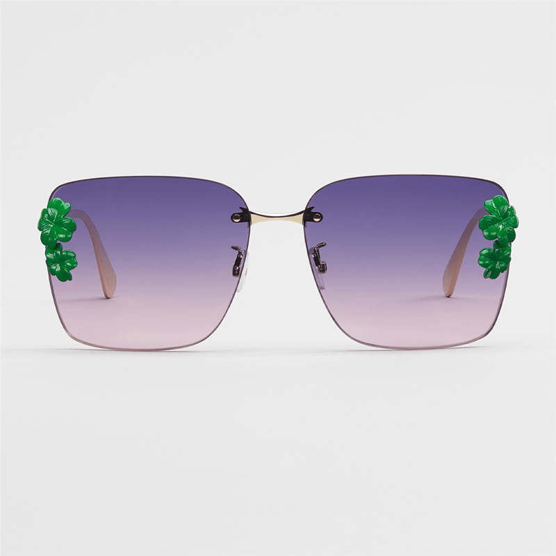 Dior Clover S2U CD 40249U Mor Degrade / Gold güneş gözlüğü - yan görünüm