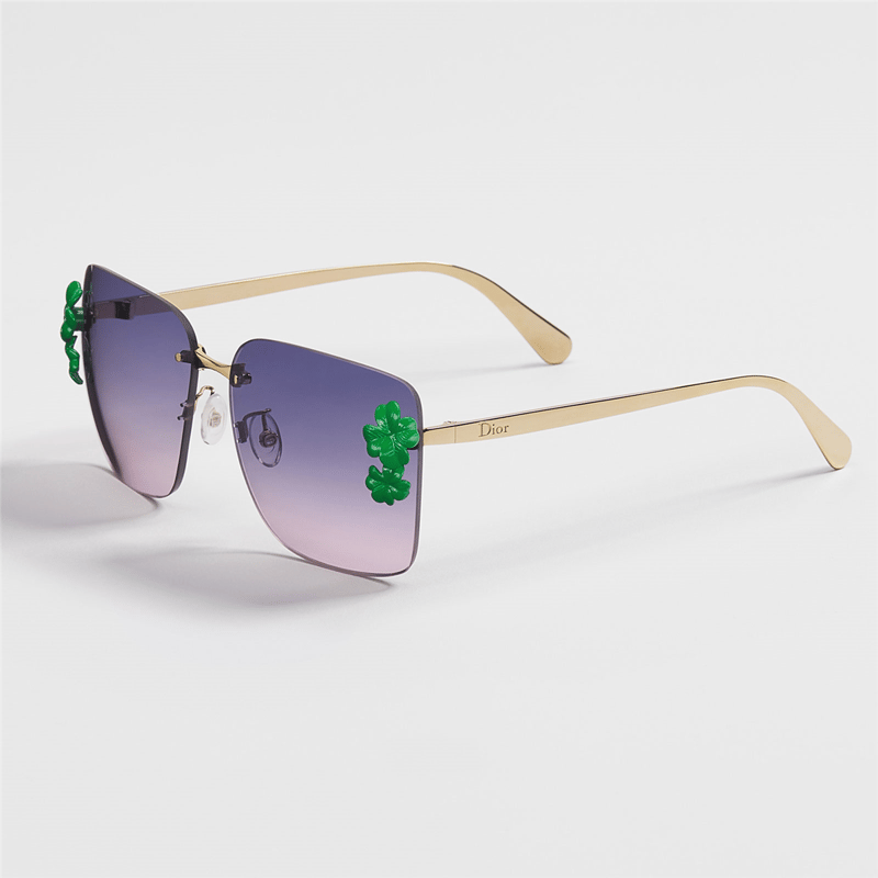 Dior Clover S2U CD 40249U Mor Degrade / Gold güneş gözlüğü