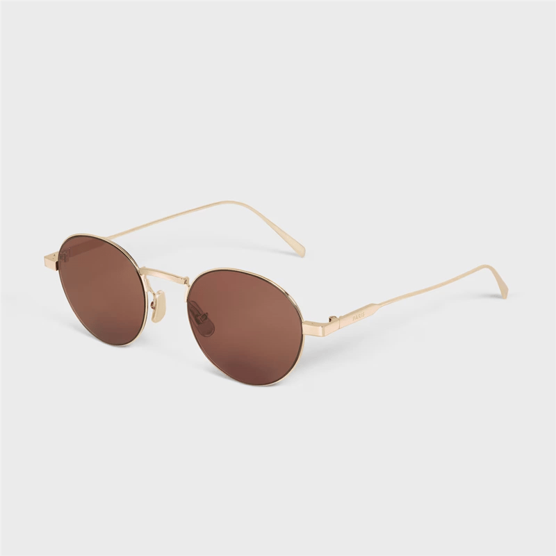 Celine Metal Frame 28 CL 40346U Gold / Kahverengi güneş gözlüğü