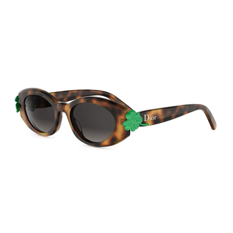 Dior Clover B1I CD 40260I 53B havana oval kadın güneş gözlüğü