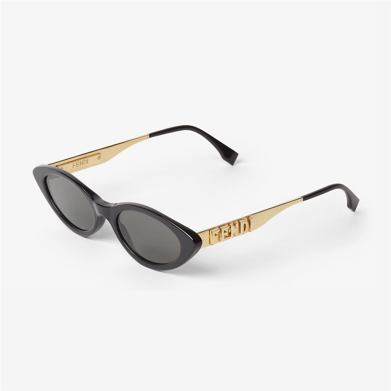 Fendi Fendigraphy FE 40202I siyah cat eye kadın güneş gözlüğü