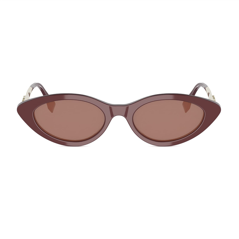 Fendi Fendigraphy FE 40202I Bordo Cat Eye kadın güneş gözlüğü - detay
