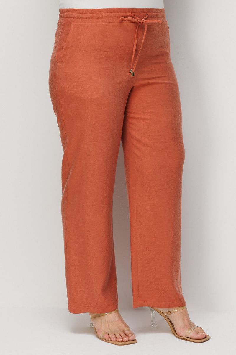 Ekol Beli Lastikli Bol Paça Pantolon Mango · 5