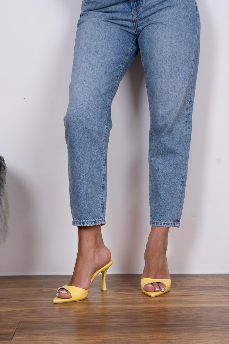 Peri Model Sivri Terlik Sarı