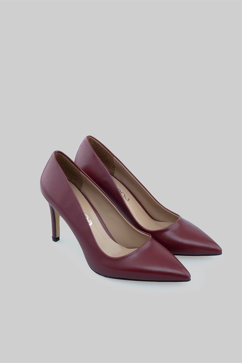 Venüs Model Özel Seri Klasik Stiletto Bordo
