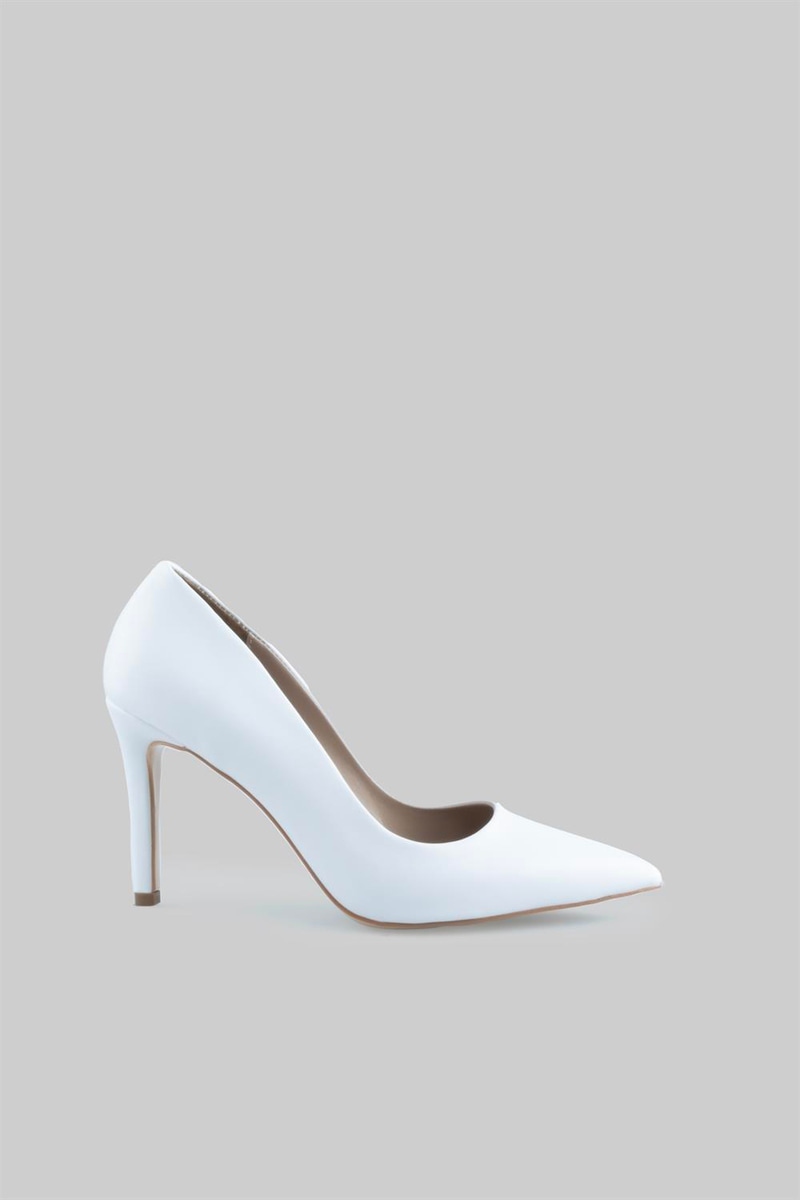 Venüs Model Özel Seri Klasik Stiletto Beyaz