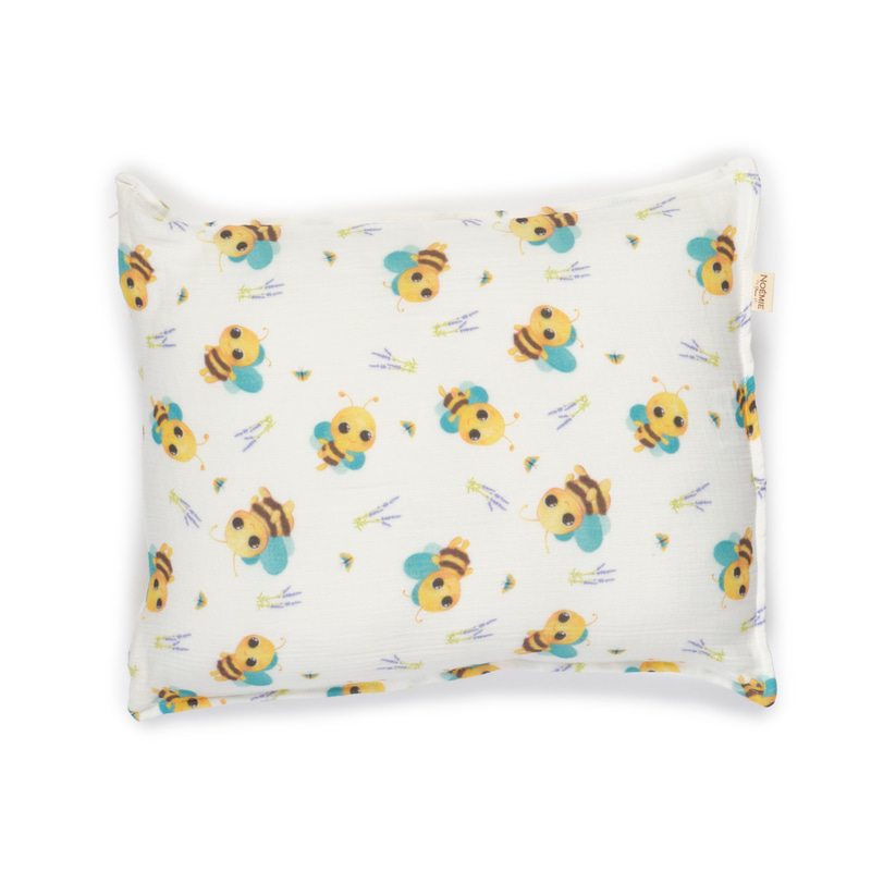 Müslin Bebek Yastık Kılıfı Bees