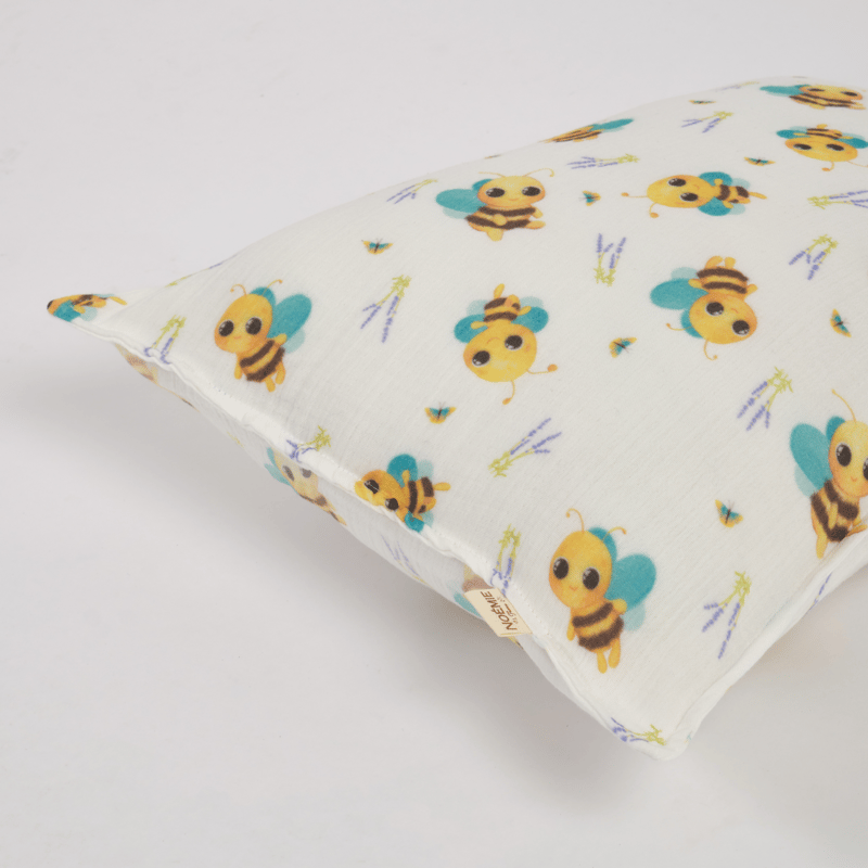 Müslin Bebek Yastık Kılıfı Bees