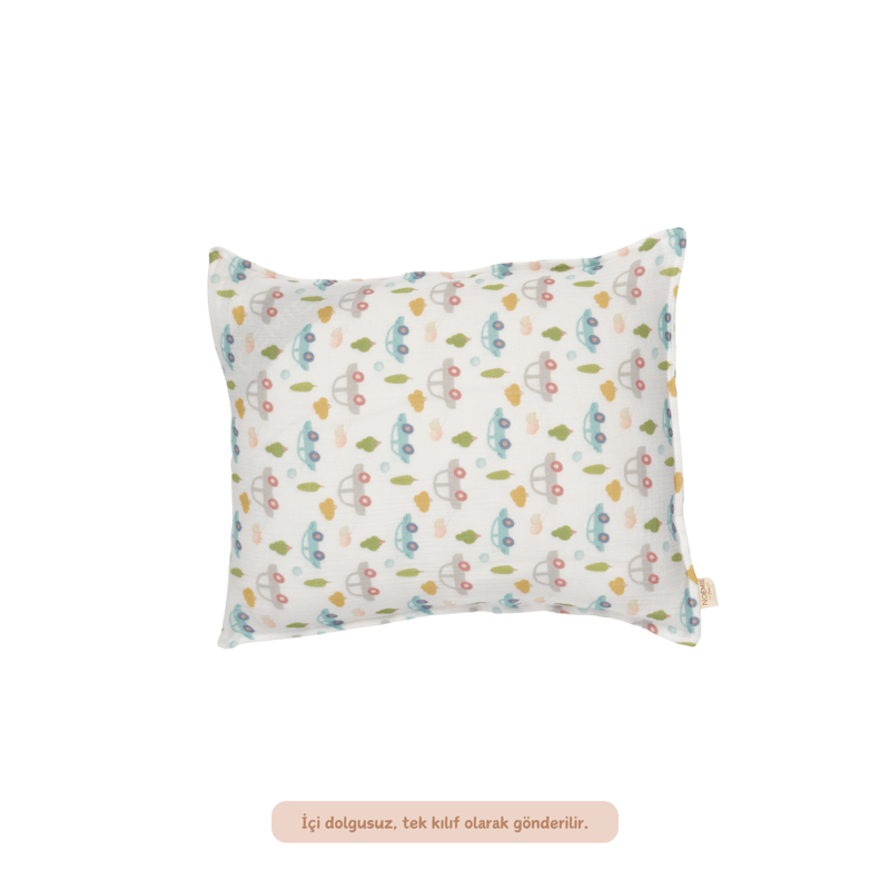 Müslin Bebek Yastık Kılıfı Cars