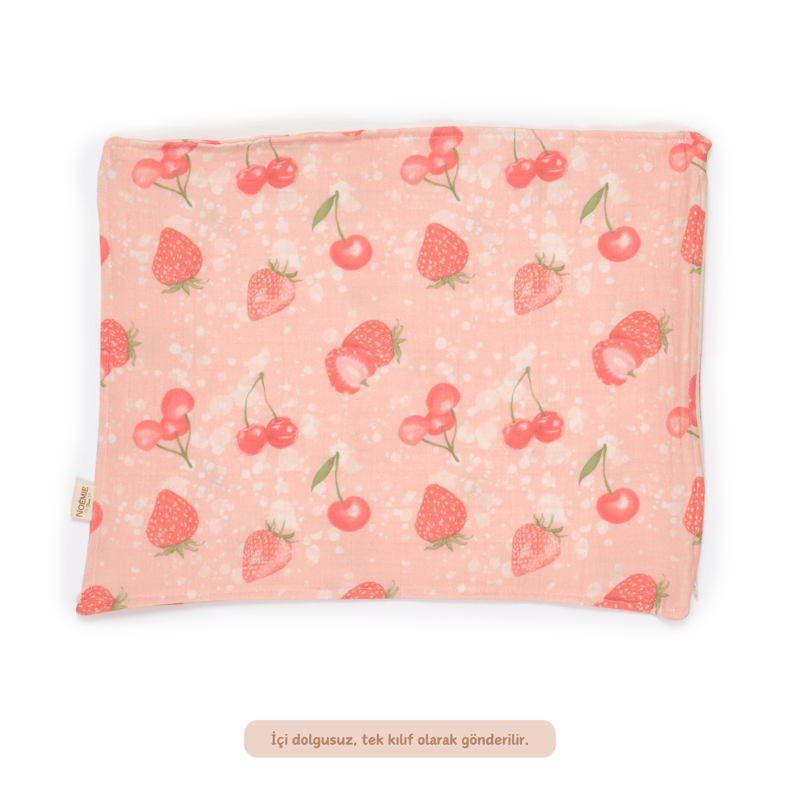 Müslin Bebek Yastık Kılıfı Fruity