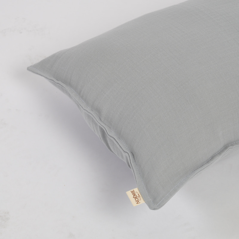 Müslin Bebek Yastık Kılıfı Grey