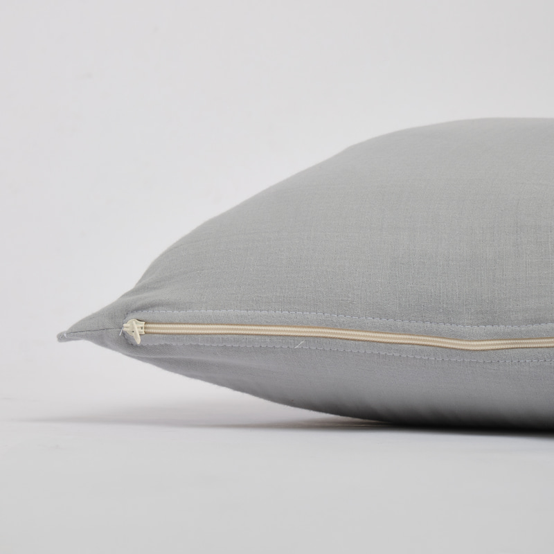 Müslin Bebek Yastık Kılıfı Grey