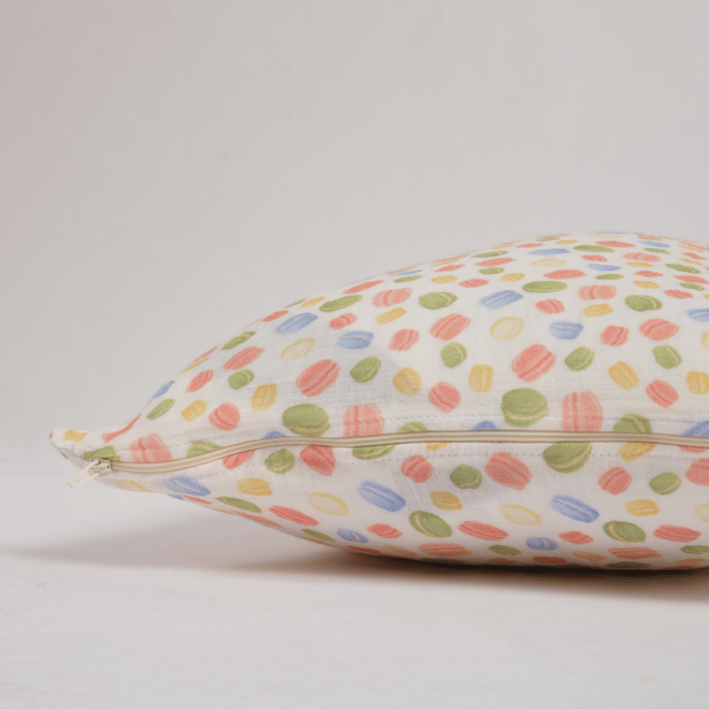 Müslin Bebek Yastık Kılıfı Macarons