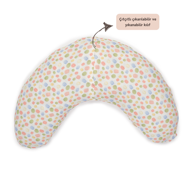 Müslin Emzirme / Hamile Destek Yastığı Macarons 