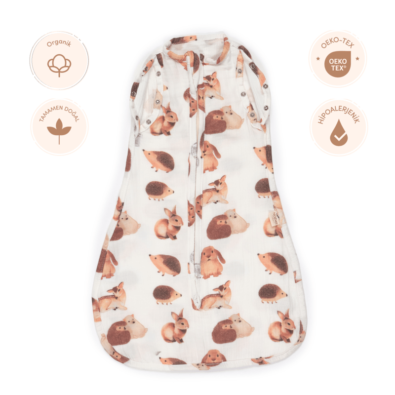 Müslin Kundak Uyku Tulumu Forest 