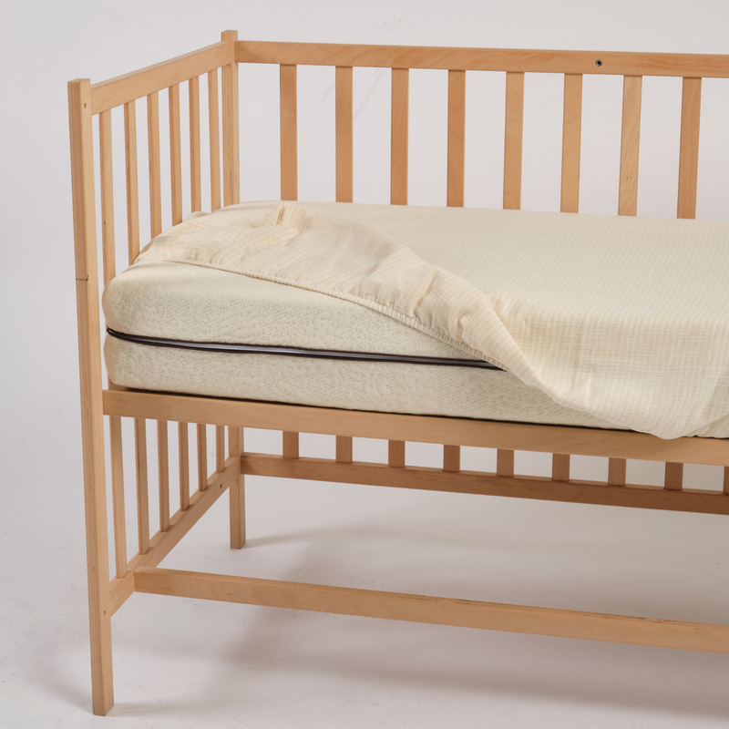 Müslin Lastikli Bebek Çarşafı Beige