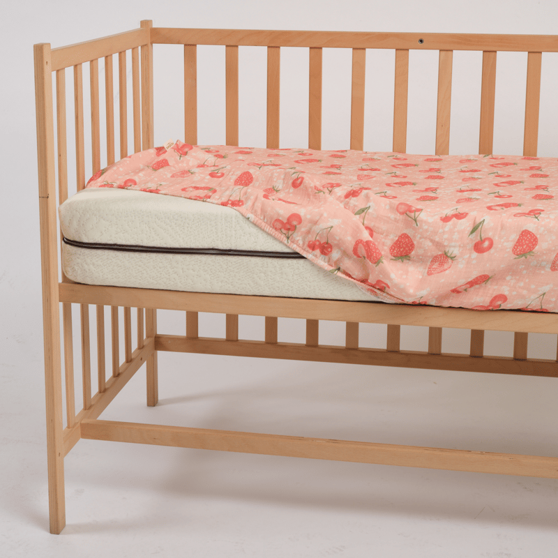 Müslin Lastikli Bebek Çarşafı Fruity