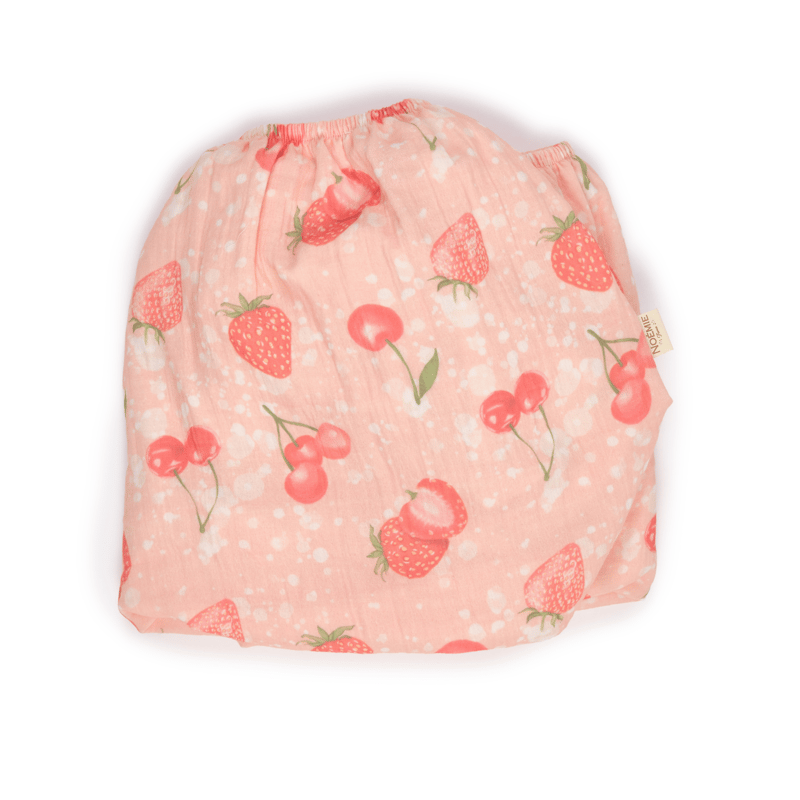 Müslin Lastikli Bebek Çarşafı Fruity