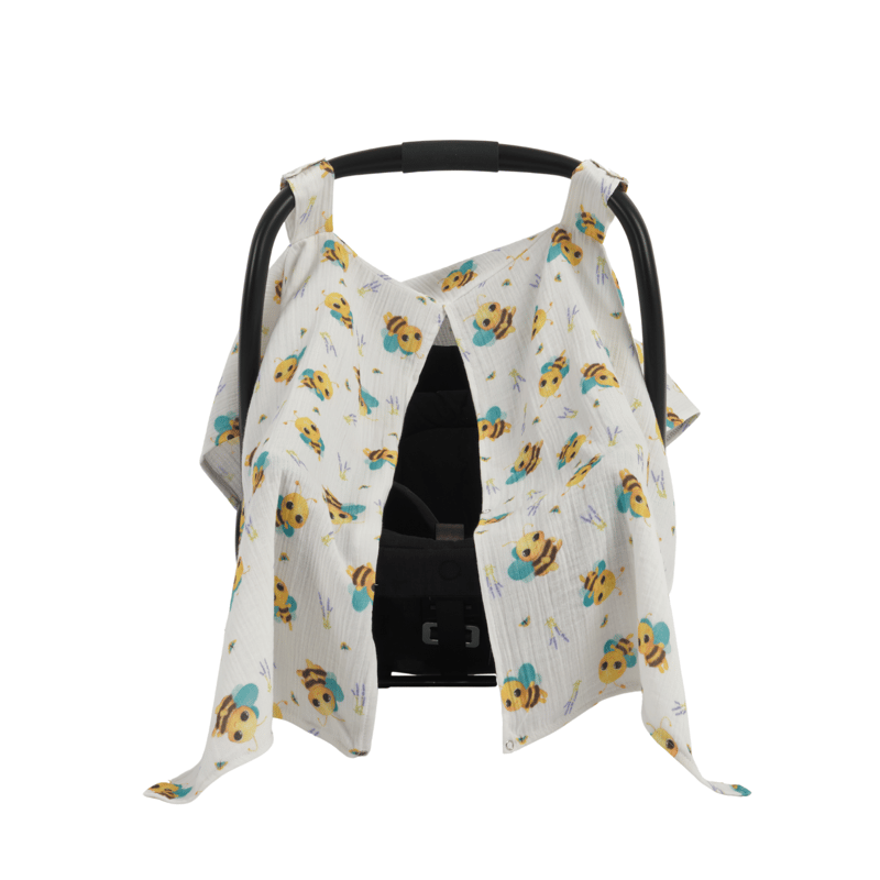 Müslin Puset Örtüsü Bees 