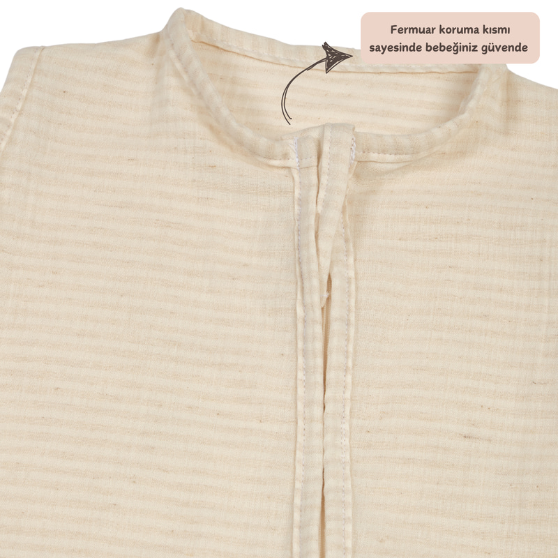 Müslin Uyku Tulumu Beige 