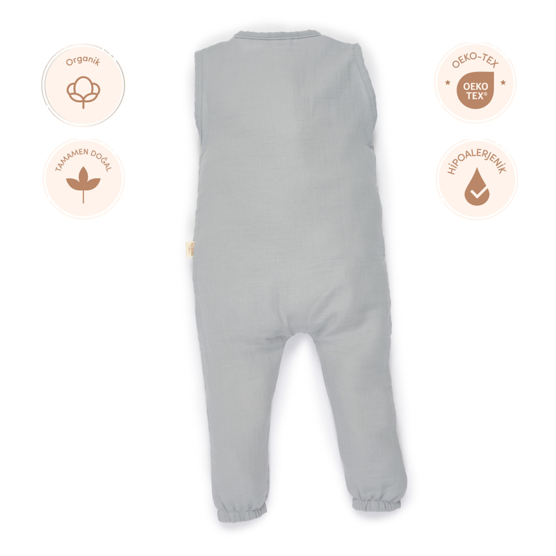 Müslin Uyku Tulumu Grey 