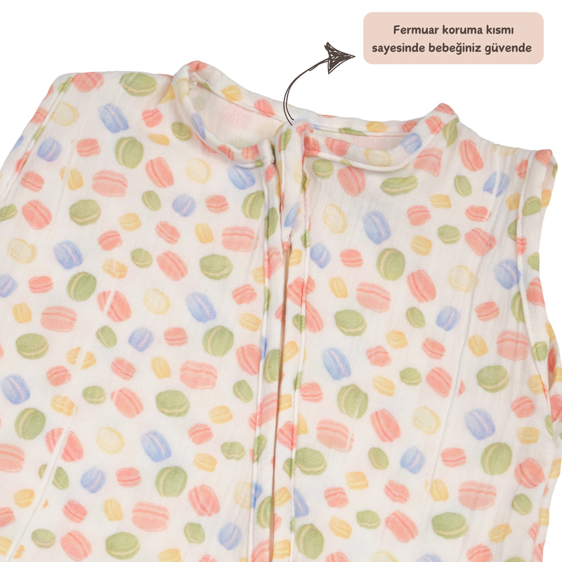 Müslin Uyku Tulumu Macarons 