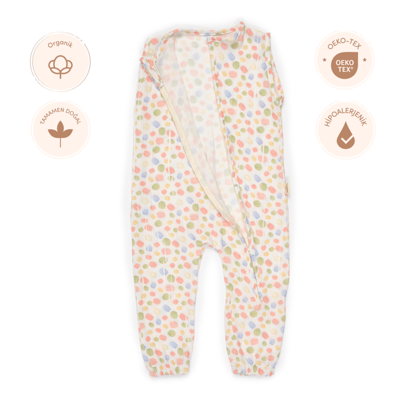 Müslin Uyku Tulumu Macarons 