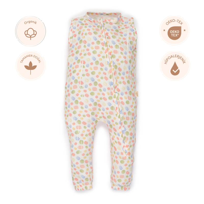 Müslin Uyku Tulumu Macarons 