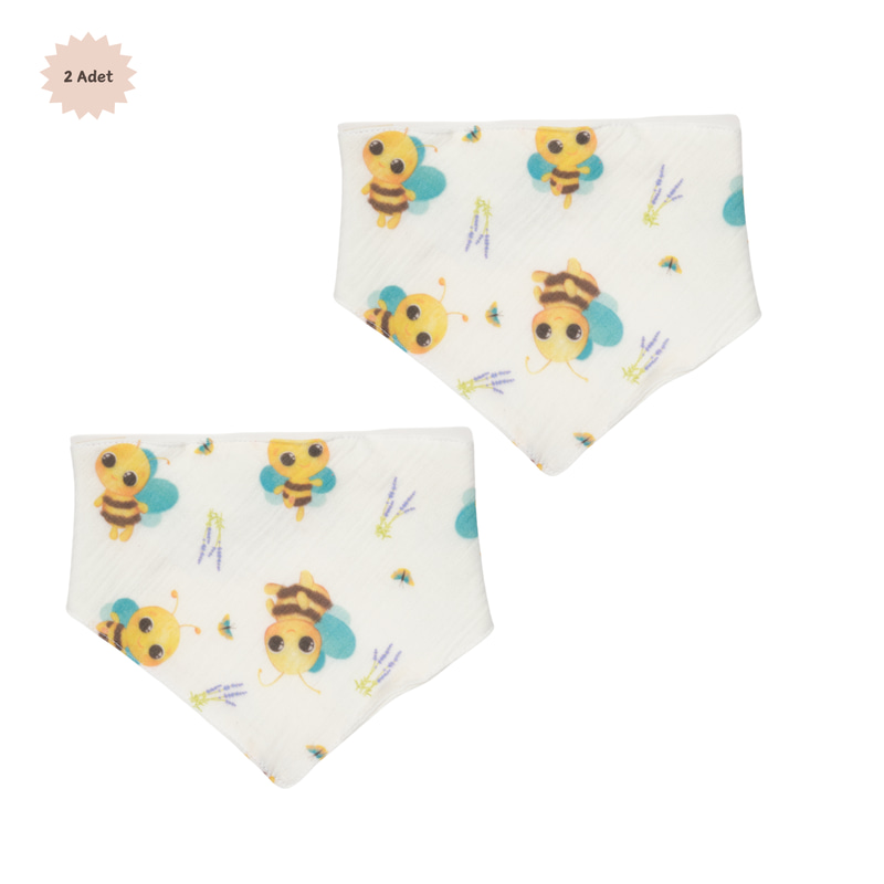 Salya Önlüğü Bees 2'li