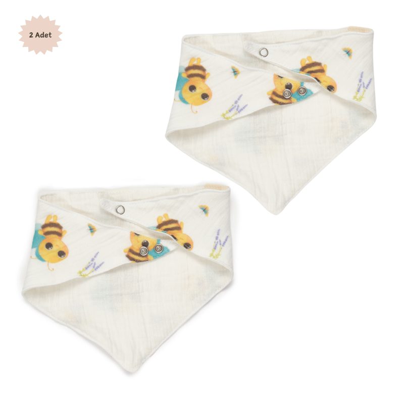 Salya Önlüğü Bees 2'li