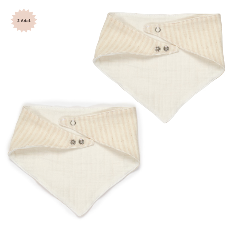 Salya Önlüğü Beige 2'li