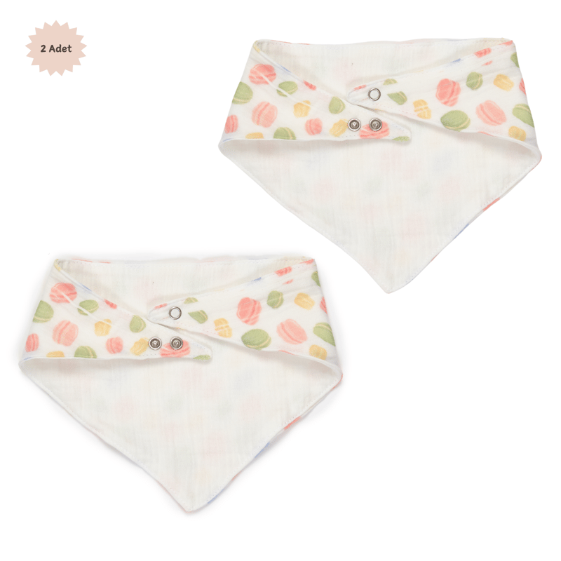 Salya Önlüğü Macarons 2'li