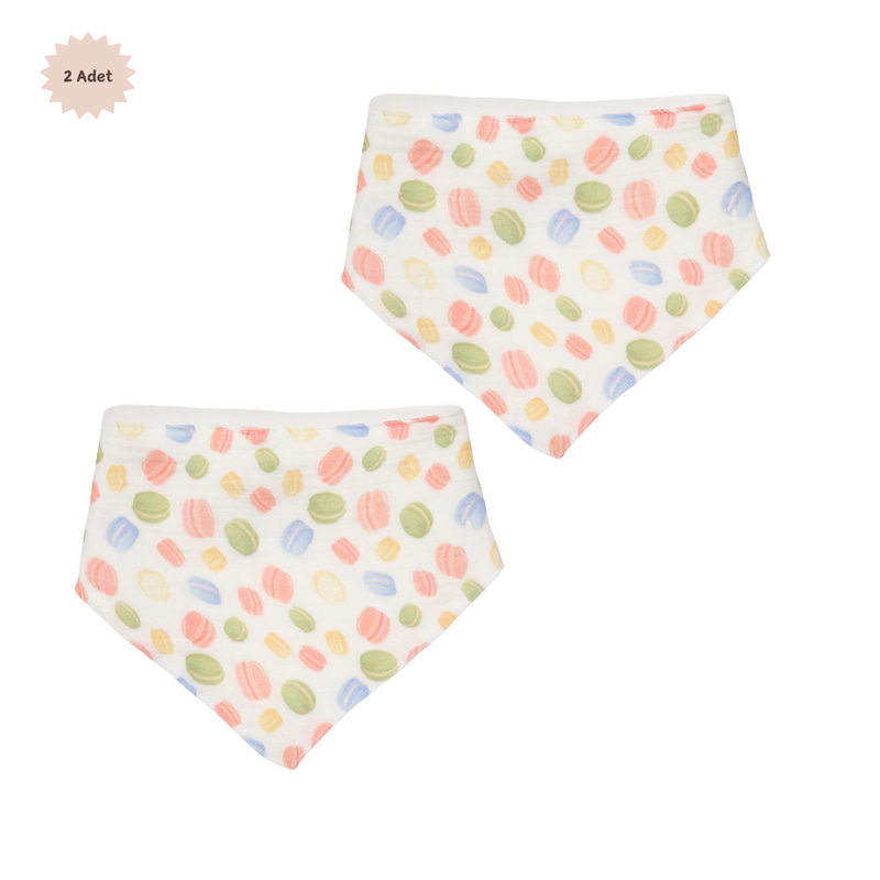 Salya Önlüğü Macarons 2'li