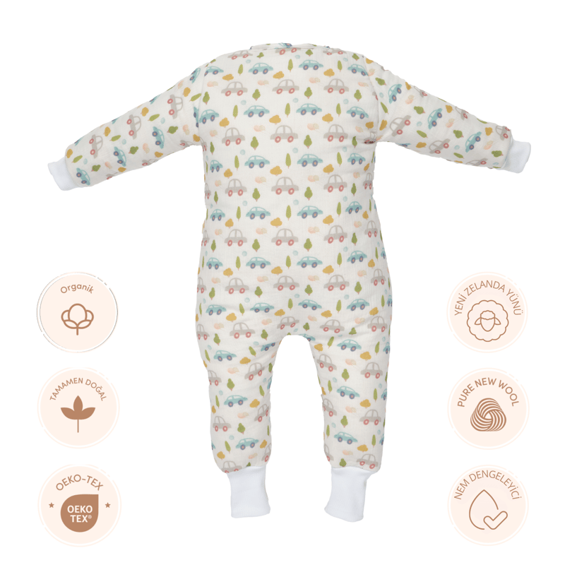 rahat organik müslin yün Uyku Tulumu Cars