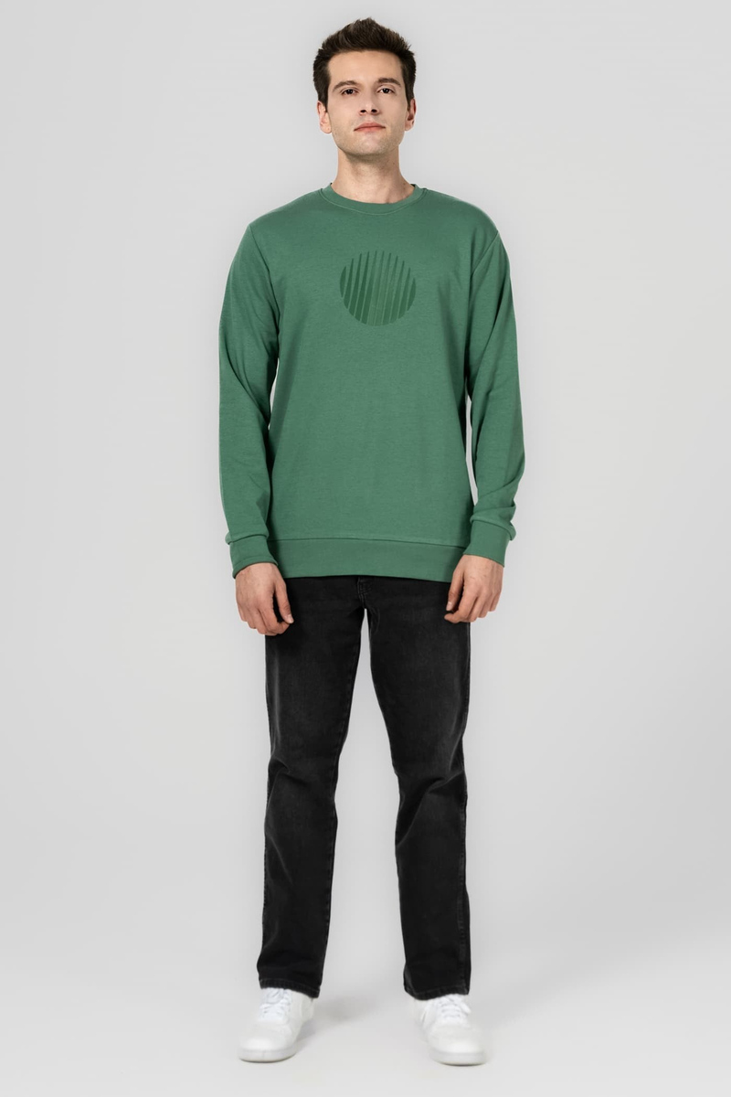 ROKETSAN AÇIK YEŞİL BASIC SWEATSHIRT