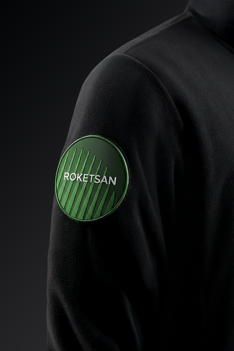 ROKETSAN YEŞİL AMBLEMLİ KOYU YEŞİL PEÇ