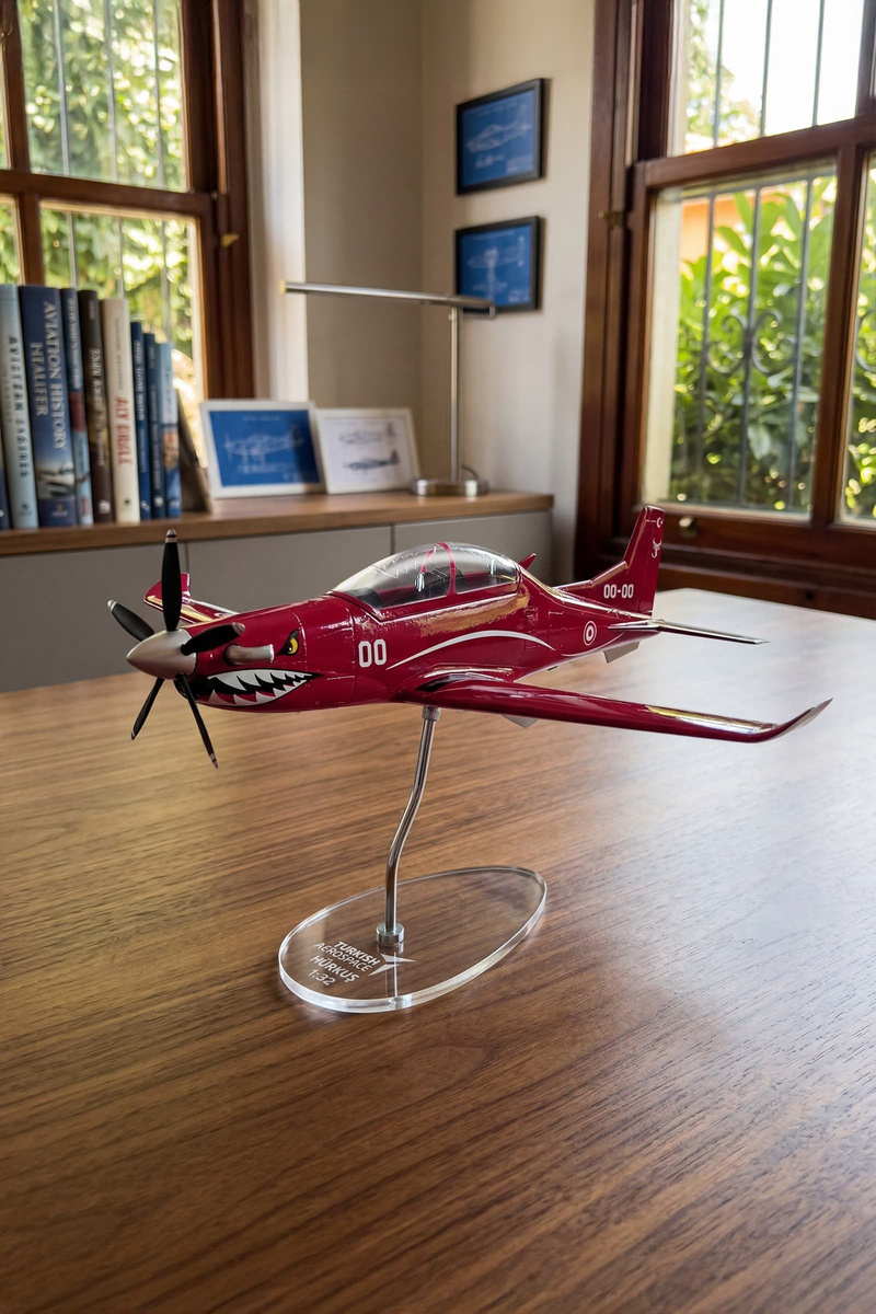 TUSAŞ HÜRKUŞ-B 1/32 ÖLÇEKLİ MAKET