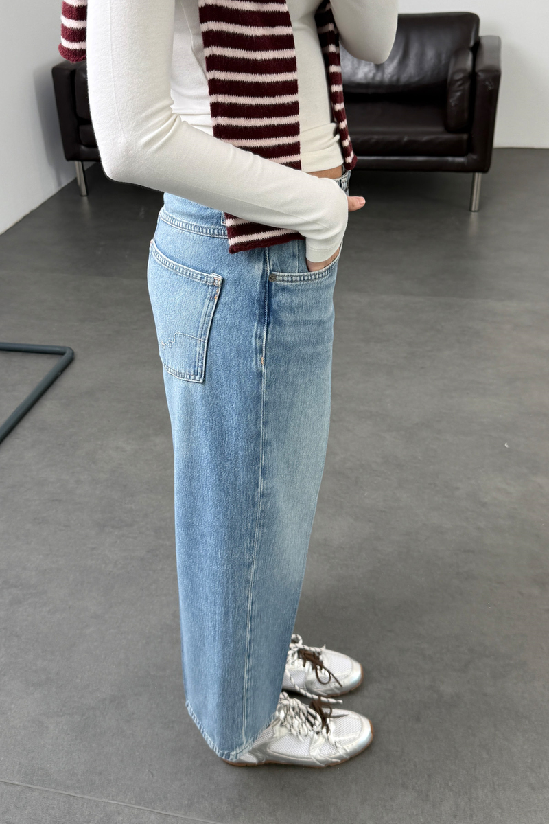 Açık Mavi Ultra Yumuşak Tensel Jean 